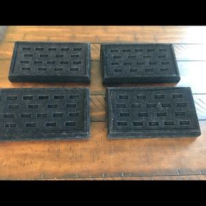 Velvet ring displays